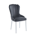 Black with Silver legs