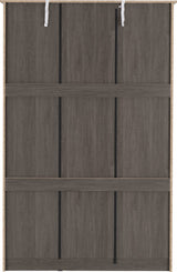 LISBON 3 DOOR WARDROBE - BLACK WOOD GRAIN