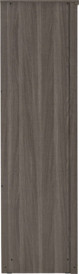 LISBON 4 DOOR WARDROBE - BLACK WOOD GRAIN