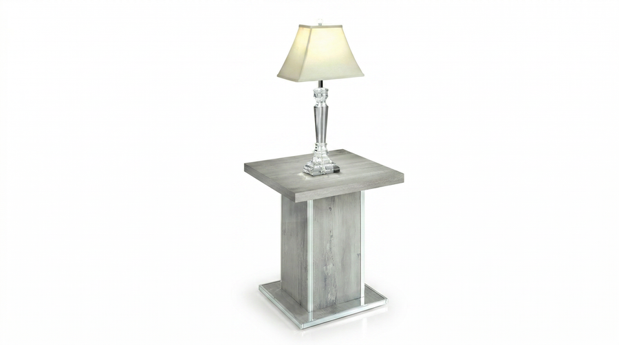 Alexa Lamp Table - Light Grey