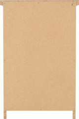 NEVADA 3 DRAWER BEDSIDE - OYSTER GLOSS/LIGHT OAK EFFECT VENEER