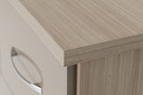 Nevada 5 Drawer Chest (3+2) – Grey Gloss & Light Oak Effect Veneer