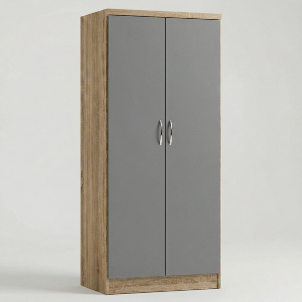 NEVADA 2 DRAWER BEDSIDE - SONOMA OAK EFFECT