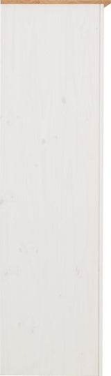 PANAMA 3 DOOR WARDROBE - WHITE/NATURAL WAX
