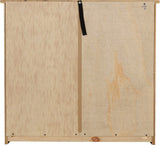 Panama 4 Drawer Chest (2+2) – Natural Wax Finish