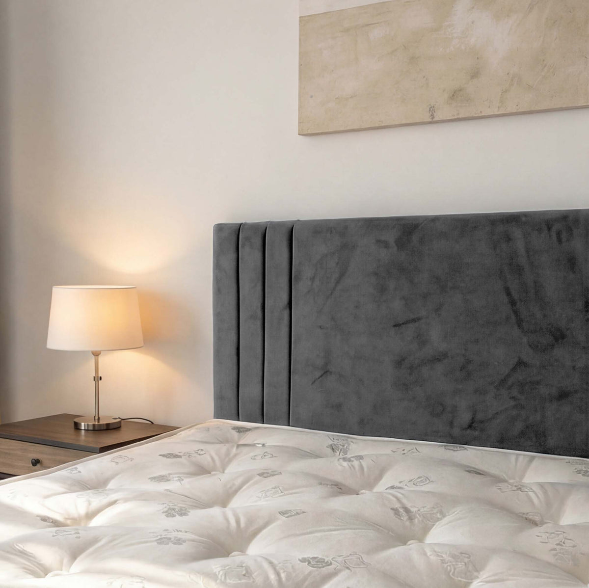 PL01 Plush Soft Velvet Steel