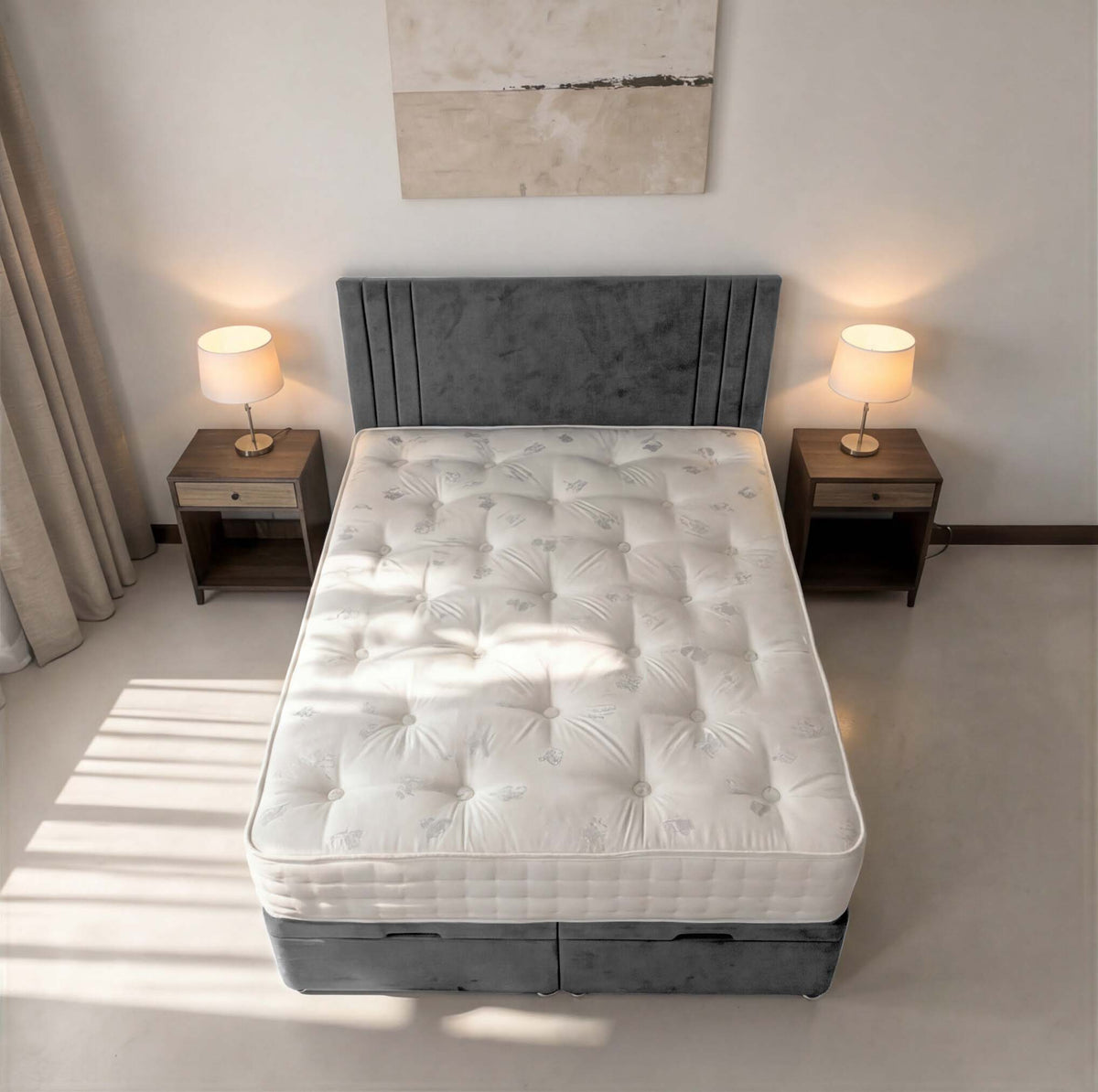 PL01 Plush Soft Velvet Steel