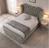 Victoria Wingback Upholstered Bed