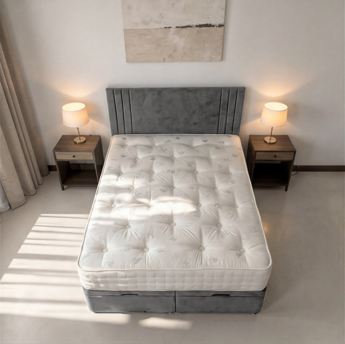 PL03 Plush Soft Velvet Grey