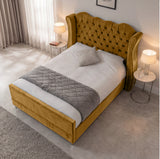 Victoria Wingback Upholstered Bed