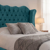 Victoria Wingback Upholstered Bed