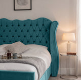Victoria Wingback Upholstered Bed