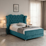 Victoria Wingback Upholstered Bed