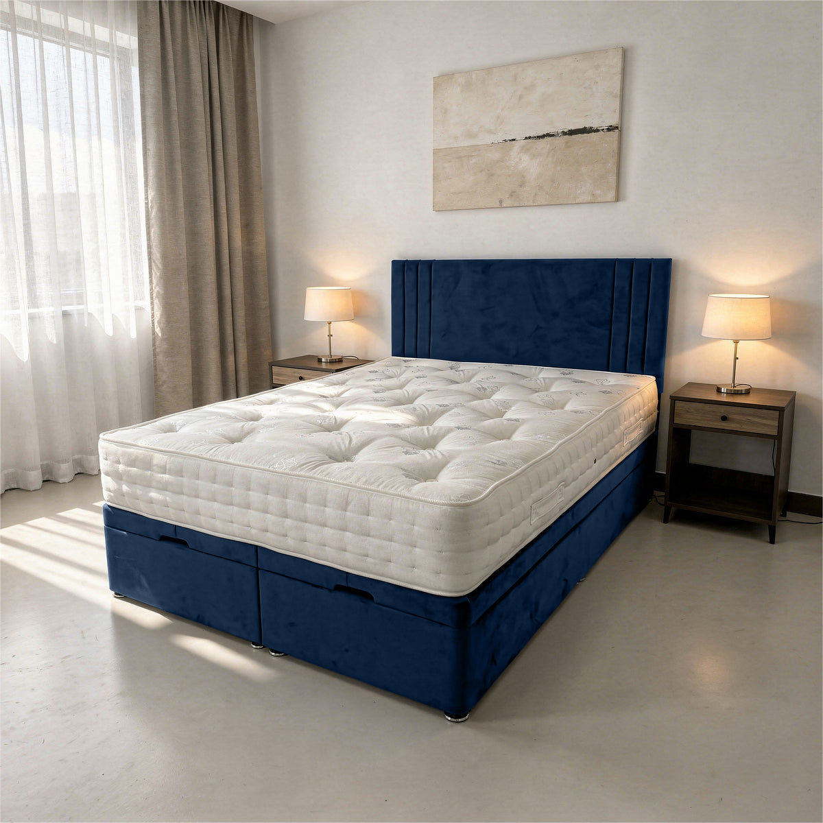 PL09 Plush Soft Velvet Blue