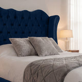 Victoria Wingback Upholstered Bed