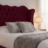 Victoria Wingback Upholstered Bed