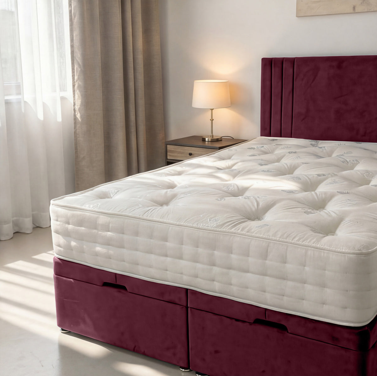PL10 Plush Soft Velvet Claret