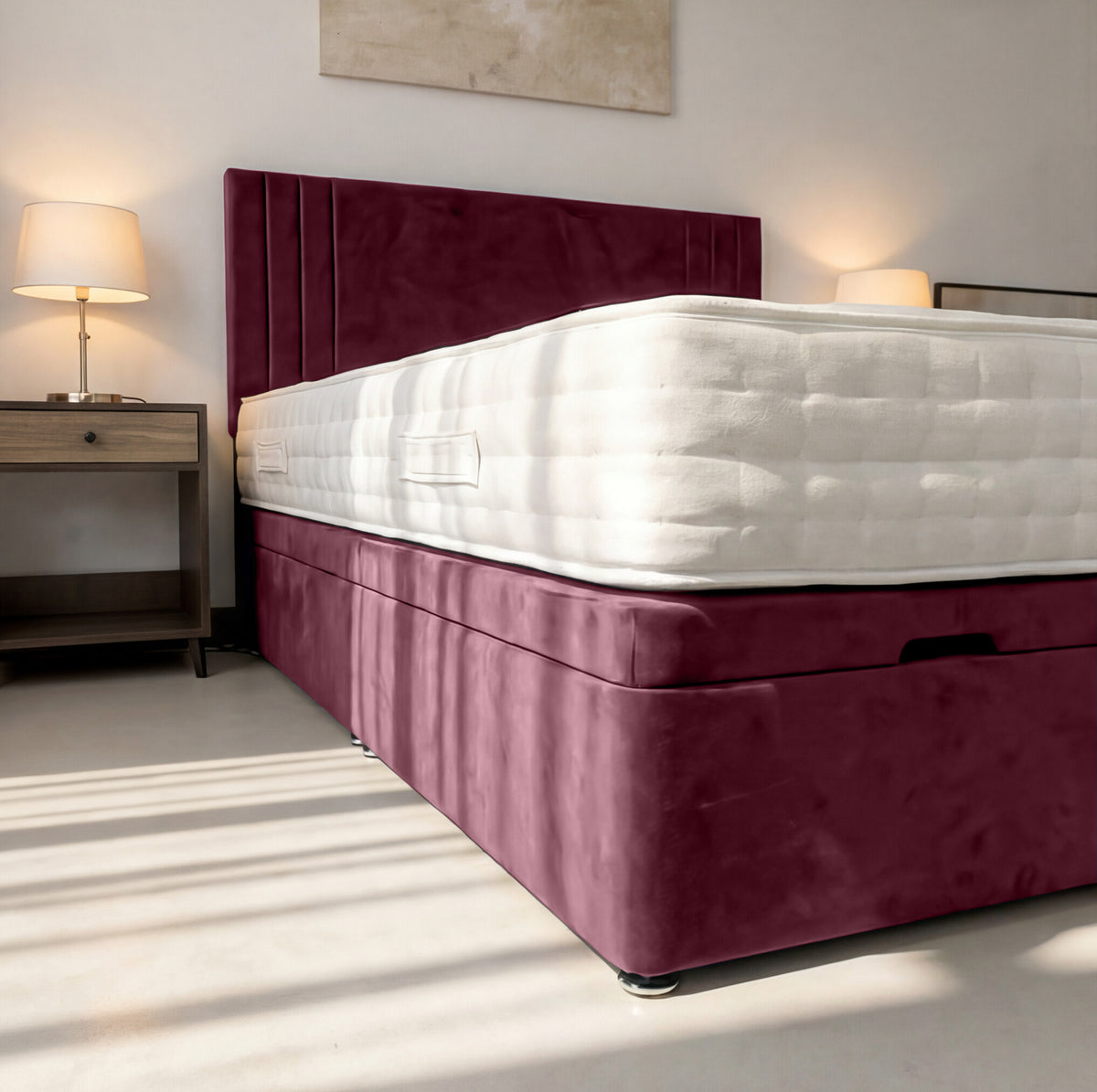 PL10 Plush Soft Velvet Claret