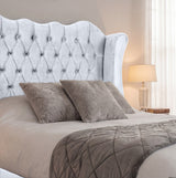 Victoria Wingback Upholstered Bed