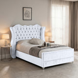 Victoria Wingback Upholstered Bed