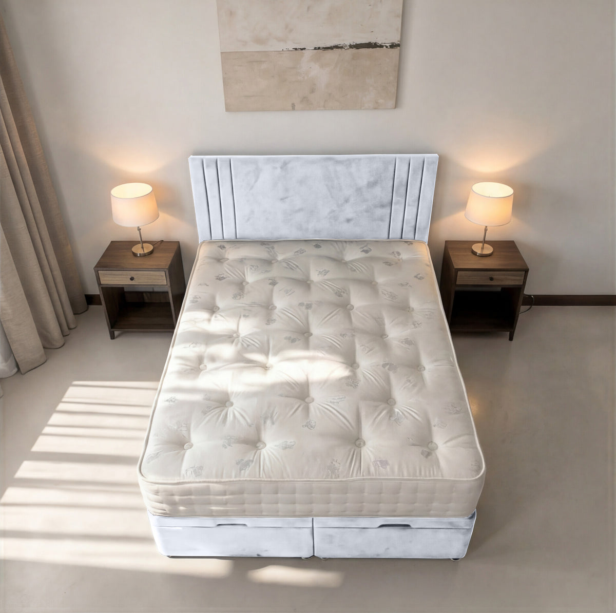 PL11 Plush Soft Velvet White