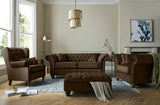 Plush Mink / 3 + Low Chair + Wing Chair