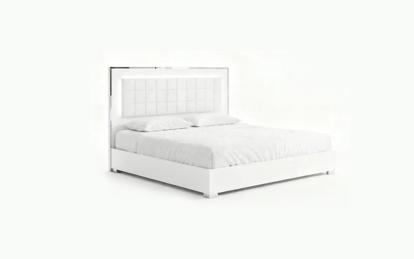 San Marino Bed 150 (150x200 mattress) - White