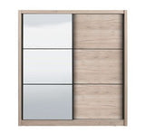 AM Slider Oak Effect Sliding Door Wardrobe 215cm - 11008278