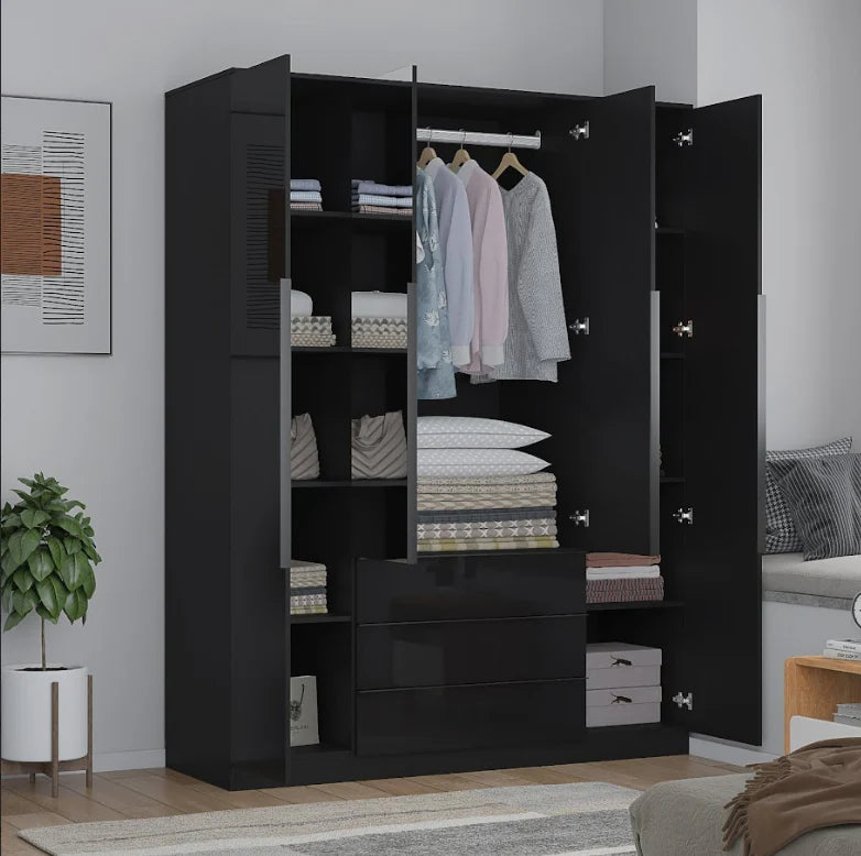 Derby Tall 4 Door [ 3 Draws Inside ]