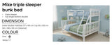 Mike triple sleeper wooden