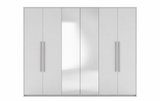Bella Bedroom Set With 6 Door Wardrobe - White