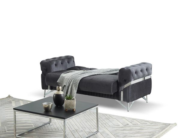 Dark Grey and Silver