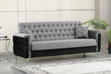 Grey and Black / 3 Seater