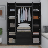 EA426 - Derby Tall 4 Door [ 3 Draws Outside ]