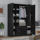 EA426 - Derby Tall 4 Door [ 3 Draws Outside ]