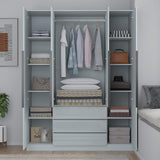 EA426 - Derby Tall 4 Door [ 3 Draws Outside ]