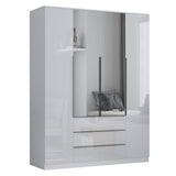 EA426 - Derby Tall 4 Door [ 3 Draws Outside ]