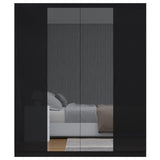 EA425 4 -DOOR 2 DARWER INSIDE DERBY GLOSSY WARDROBE