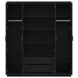 EA425 4 -DOOR DERBY GLOSSY WARDROBE