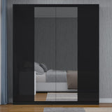 EA425 4 -DOOR DERBY GLOSSY WARDROBE