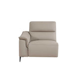 NAPLES TRUFFLE LEATHER SOFA