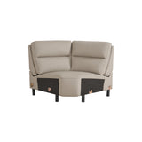 NAPLES TRUFFLE LEATHER SOFA