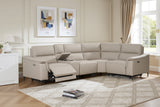 NAPLES TRUFFLE LEATHER SOFA