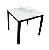 Amber Stone Top Dining Table