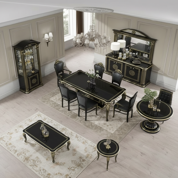 Model AURORA - BLACK-GOLD