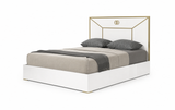 Vogue Bed 150 (150x200 mattress) - White Gold