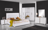 San Marino Bedroom Set With 6-Door Wardrobe - White