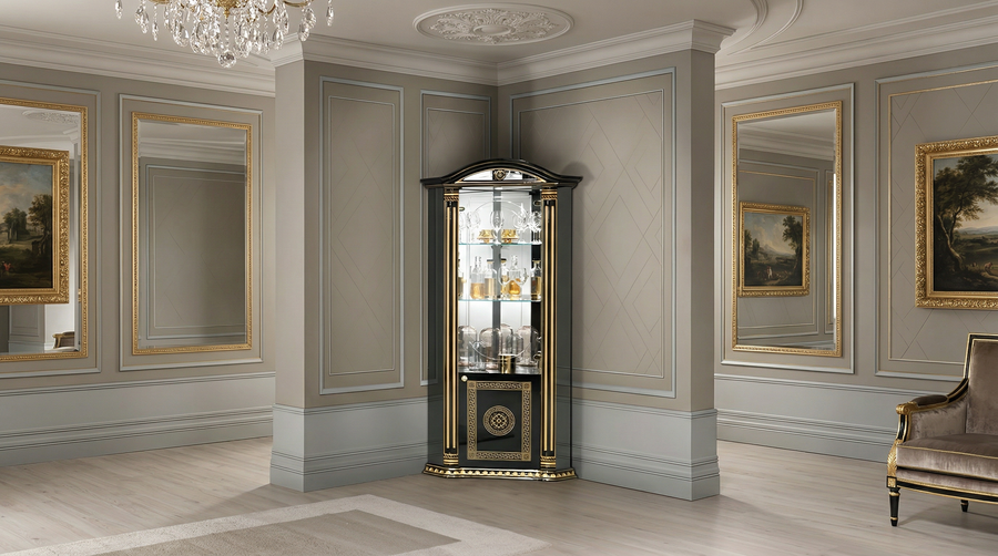 Aurora Corner Unit 67x67 - Black Gold