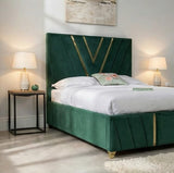 Valentino Designer Upholstered Bed Frame