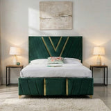 Valentino Designer Upholstered Bed Frame